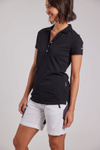 Philippa Polo Pique Black