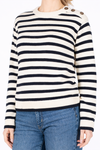 Buttoned Knit Sweater
